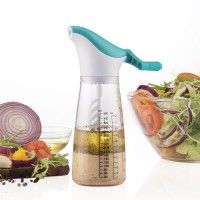 Smile mom Plastic 360ml Mixer Bottle Salad Dressing Shaker