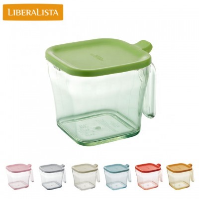 Functional plastic seasoning salt container available in a wealth of colors