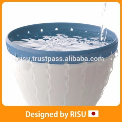 Heat-resistant rice mixing bowl colander with antibacterial / antifouling treatment made in Japan